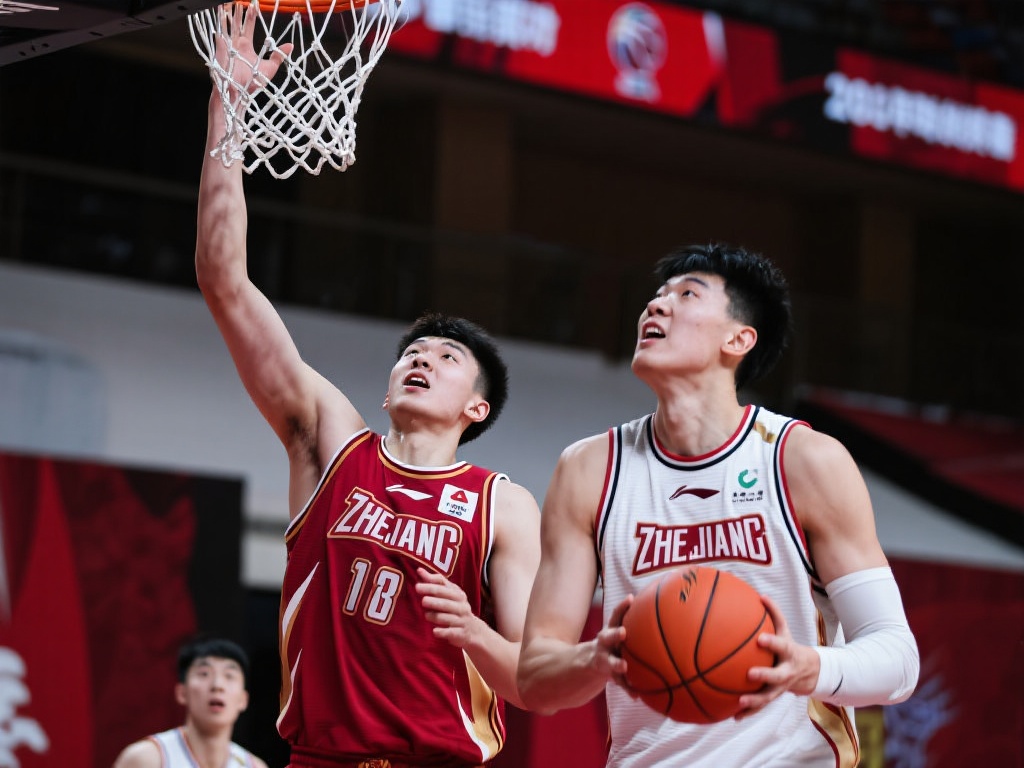 以近期比赛为例，杨瀚森在对阵强敌时展现了