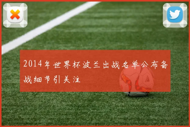 2014年世界杯波兰出战名单公布备战细节引关注