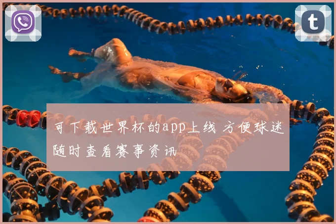 可下载世界杯的app上线 方便球迷随时查看赛事资讯