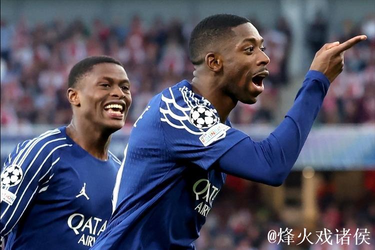 法甲-登贝莱双响炮 巴黎4-1大胜摩纳哥领跑13分 法甲-登贝莱双响炮 巴黎4-1大胜摩纳哥领跑13分